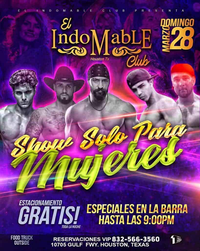 Solo Para Mujeres at El Indomable Club (Houston, TX) 1